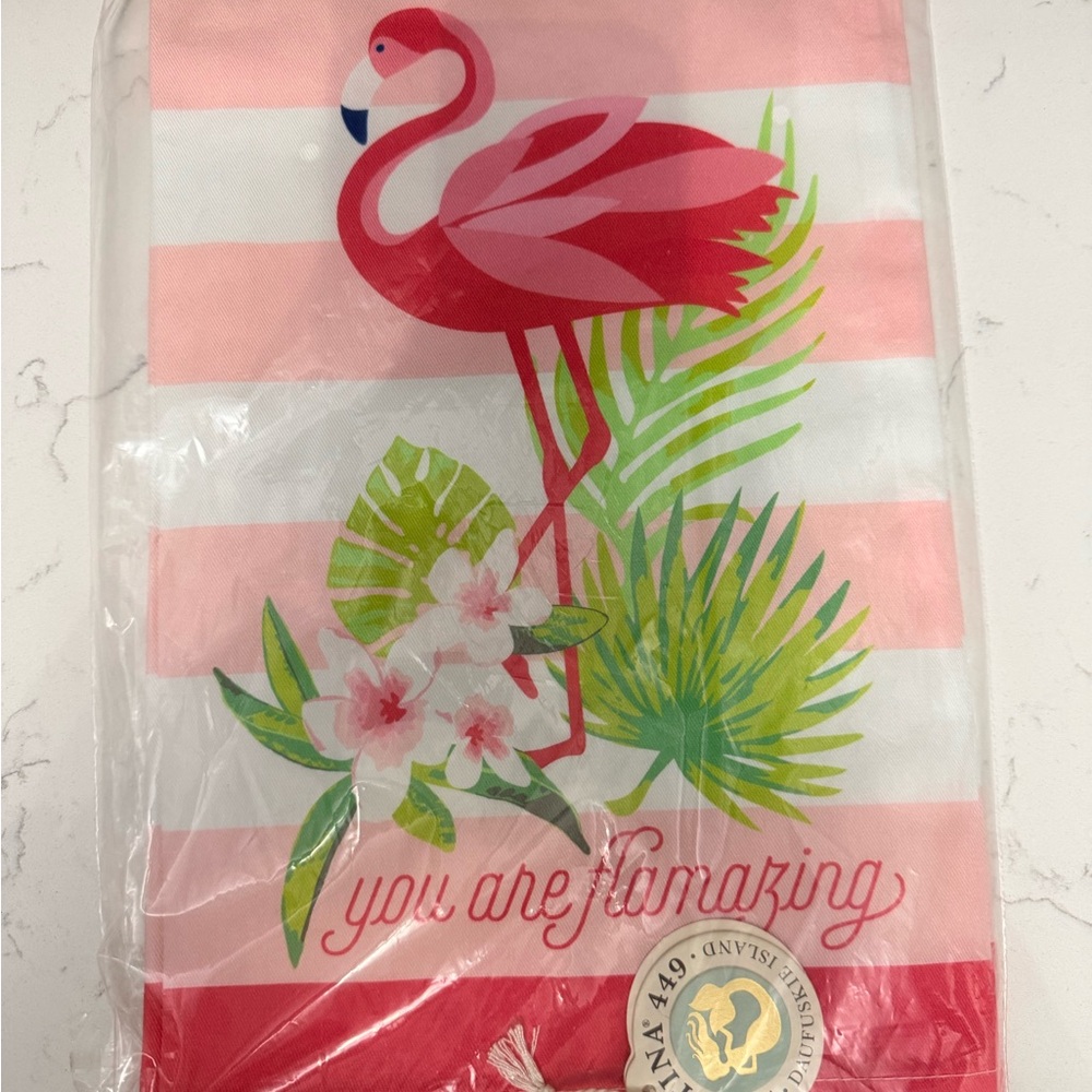 Spartina 449  Flamingo new "Flamazing Dish Towel"